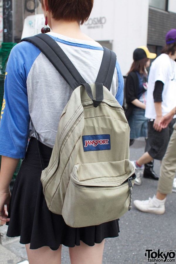 Gray JanSport backpack
