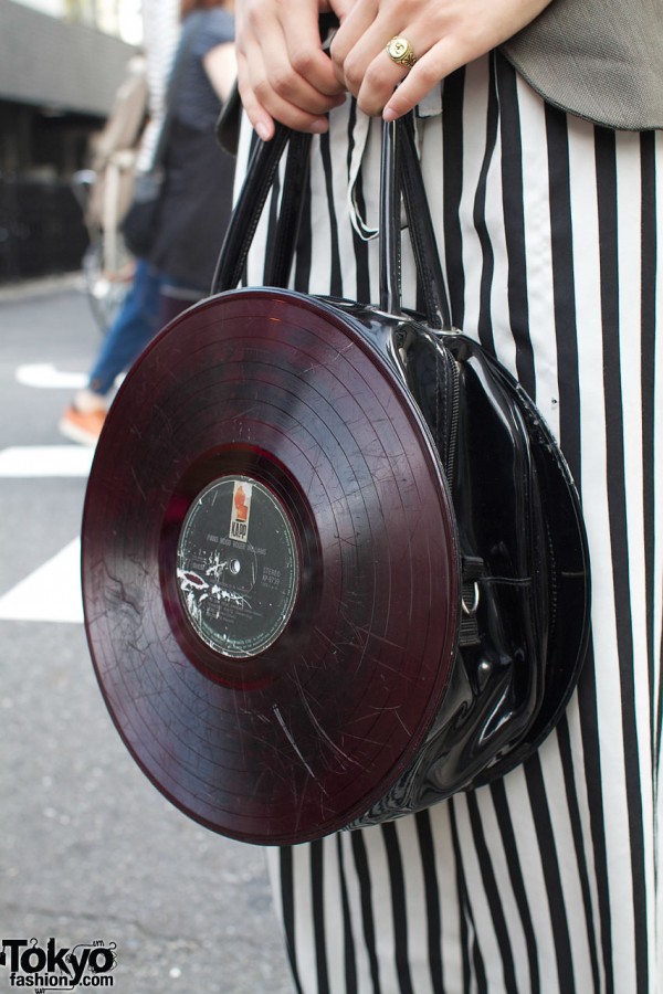 G2? purse made from vinyl record