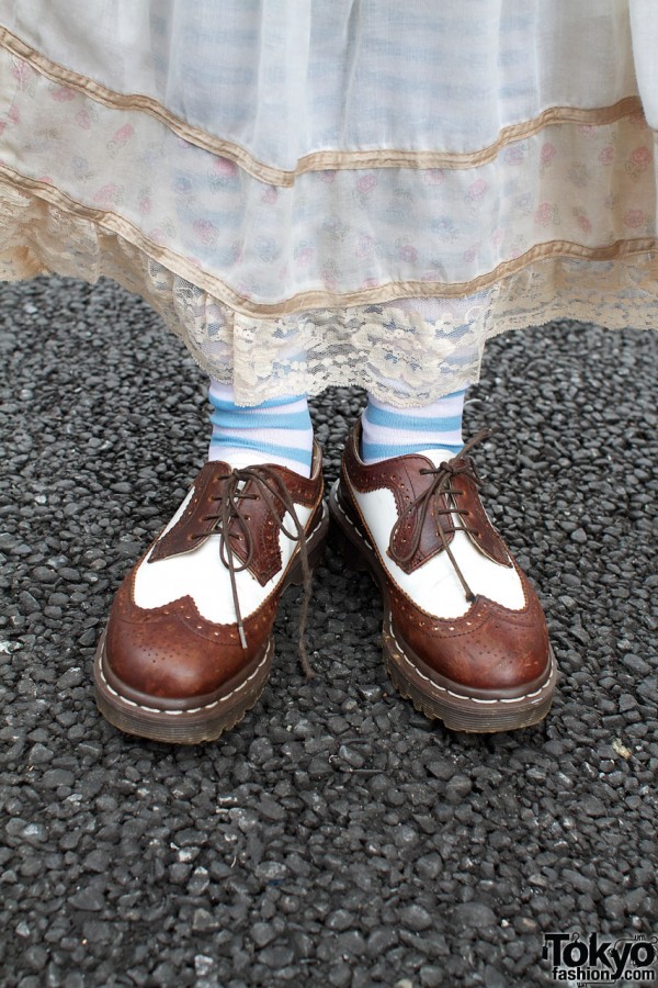 Dr. Martens two tone oxfords