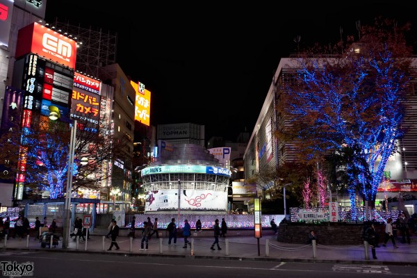 Shinjuku Station Christmas