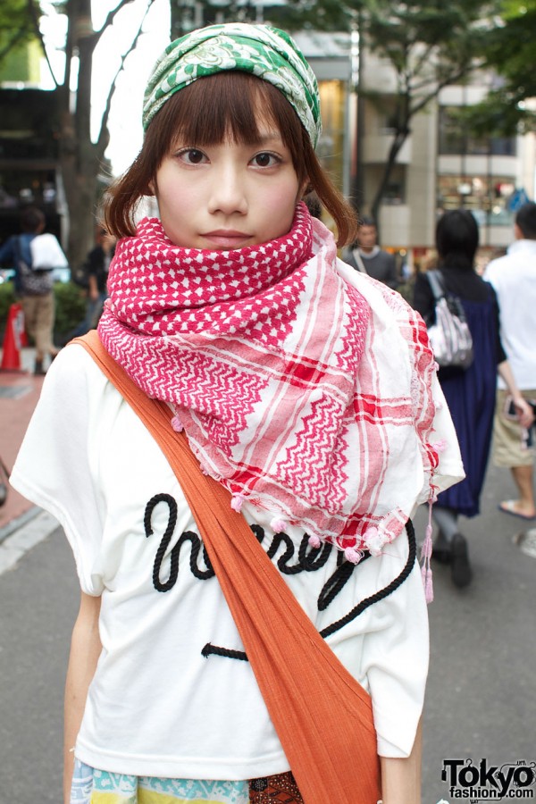 Heather top & Hanjiro shawl