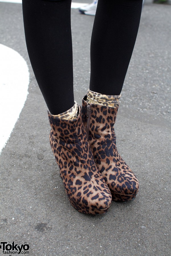 Top Shop cheetah boots