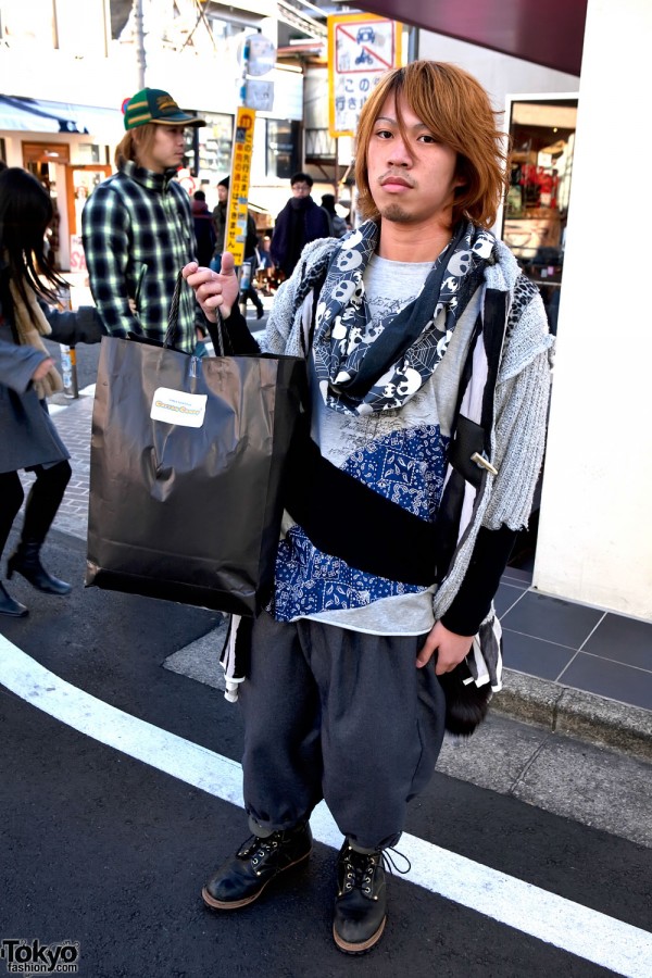 Cotton Candy Guy in Harajuku