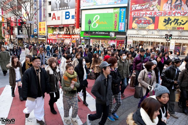 Shibuya Shopping Crowds