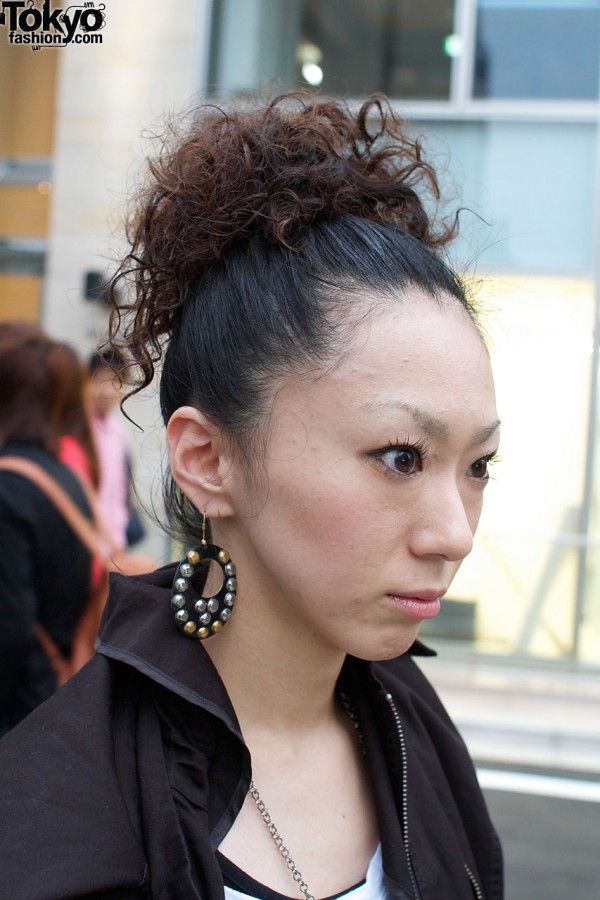 Earrings with silver studs