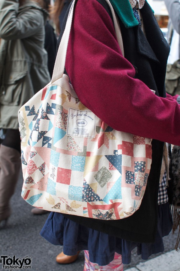 Gelato Pique patchwork print bag