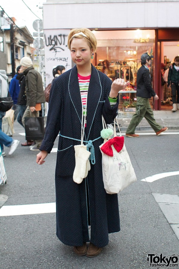 Bunka Fashion Student in Resale Dressing Gown