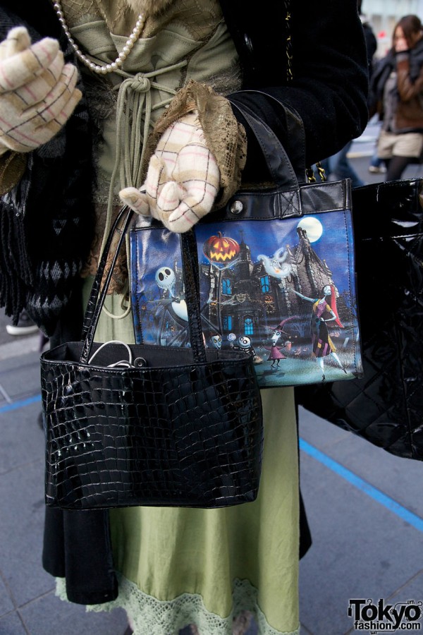 JPG & Nightmare Before Christmas bags