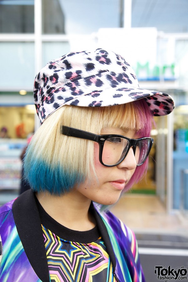 Print cap & glasses