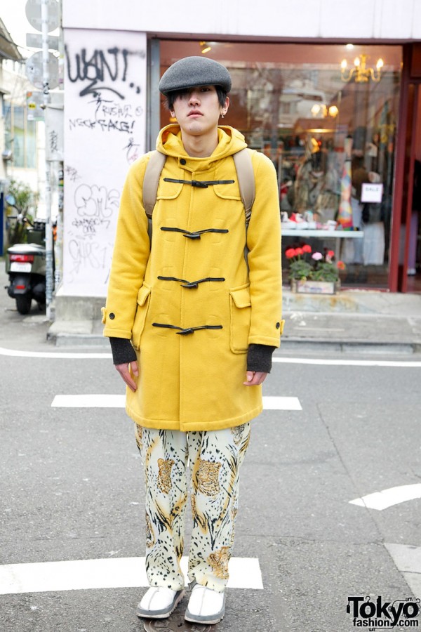 Mustard Coat & Jungle Pants