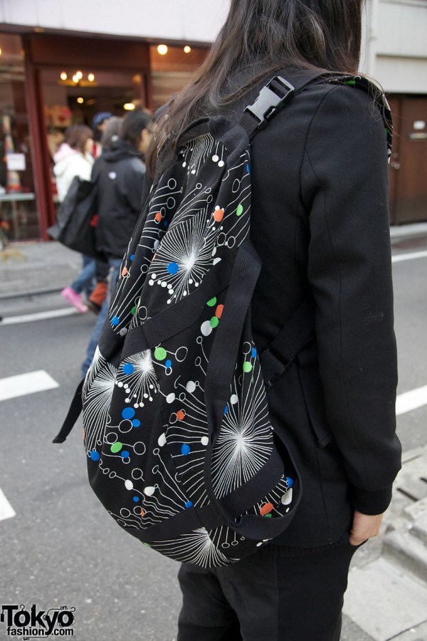 Henrik Vibskov graphic backpack