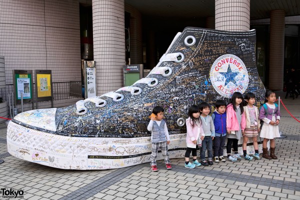Giant Converse Sneaker in Tokyo Giant Converse Sneaker in Tokyo