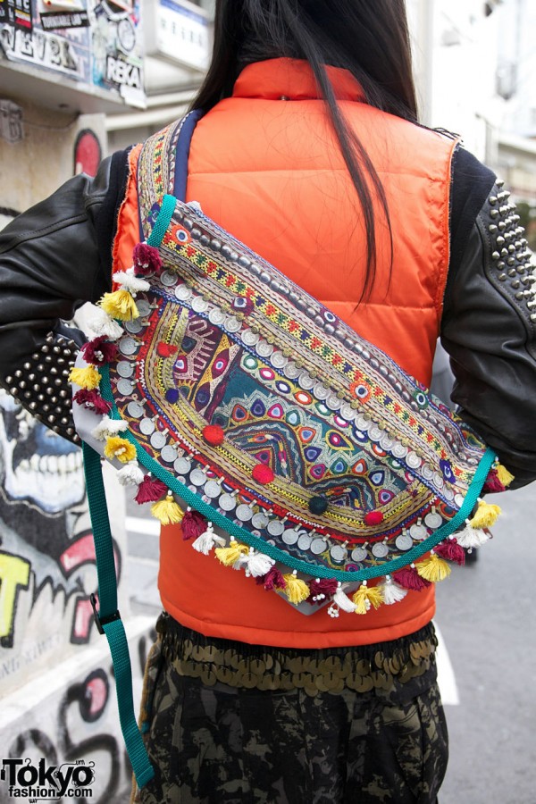 Embroidered ethnic bag