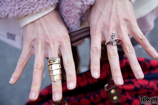 Silver Vivienne Westwood rings