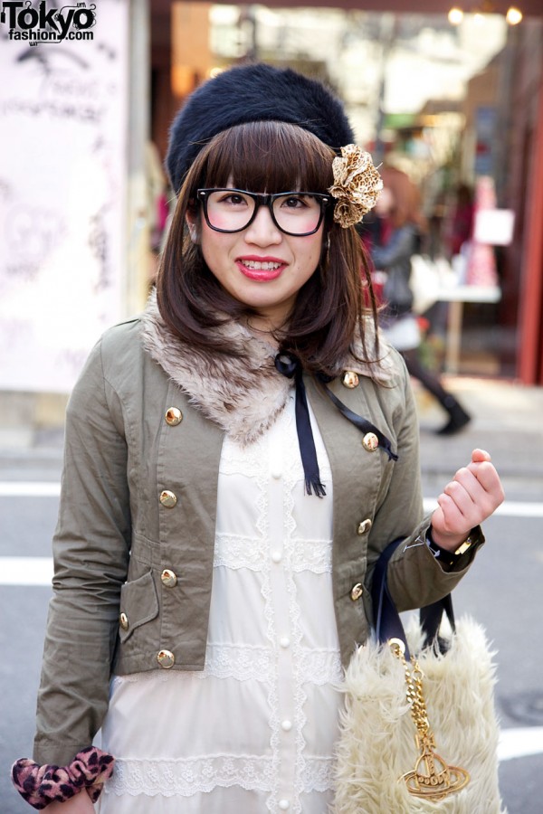 Rocket jacket with fur collar