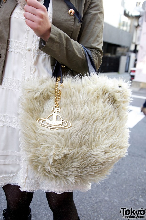 Vivienne Westwood fur bag