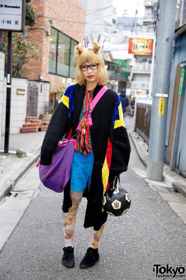 Harajuku Resale Fashion, Doll Necklace & Soccer Ball Purse