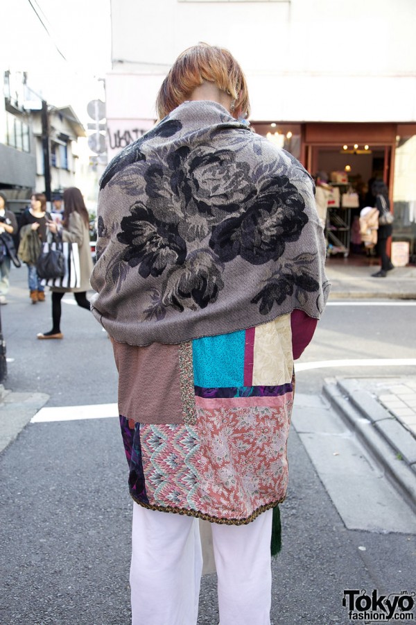 Flower-print shawl from The Virgin Mary