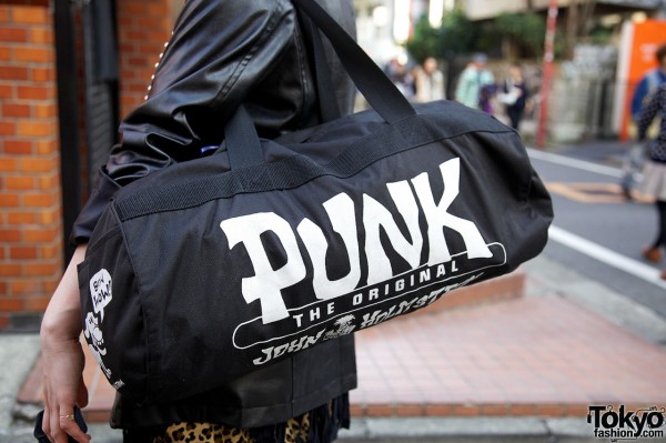 Punk duffel bag