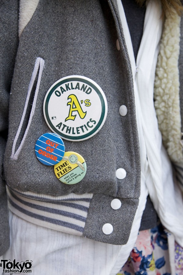 Oakland A's button