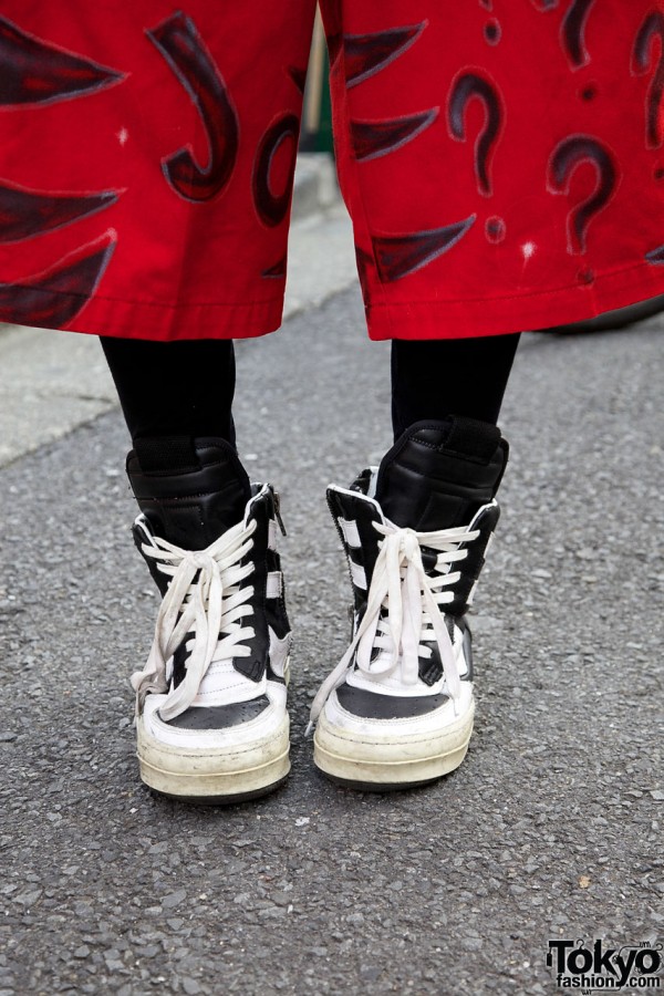 Dickies shorts & Rick Owens sneakers