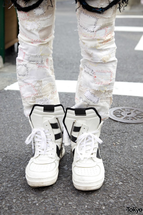 Rick Owens high top sneakers