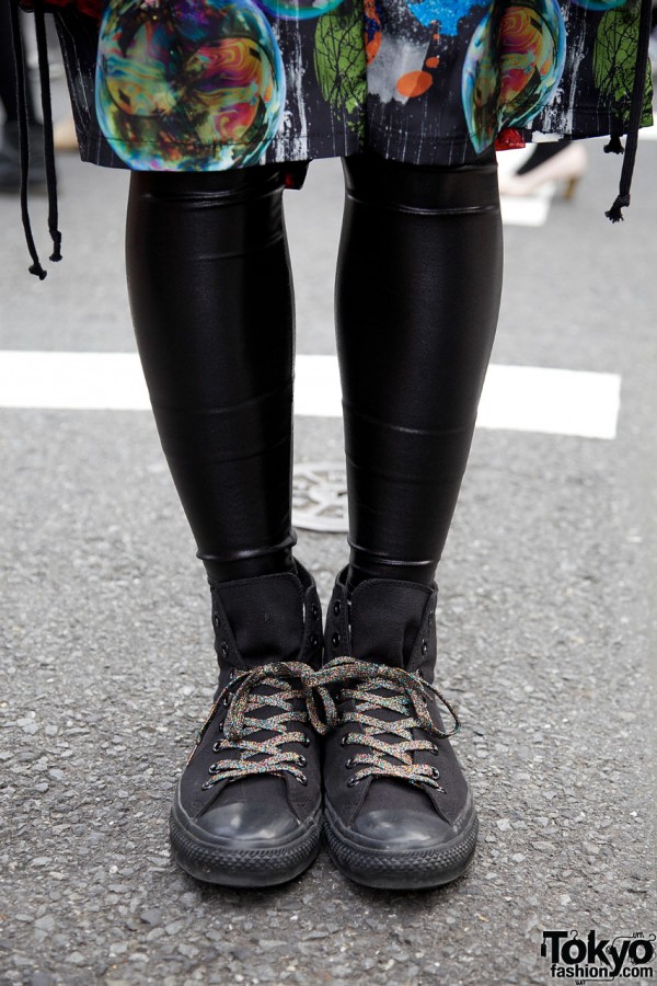 monomania leggings & Converse remake sneakers