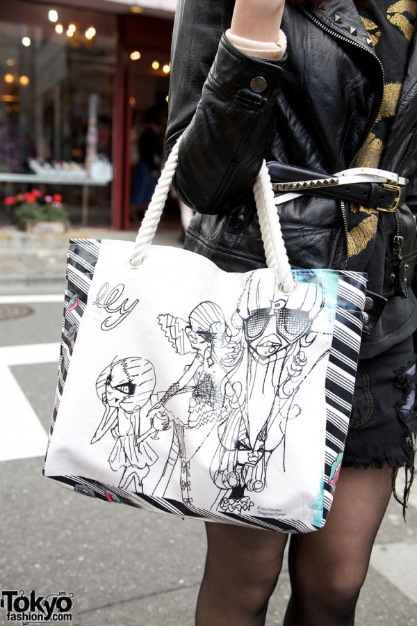 EnocDouter bag with Shojono Tomo artwork