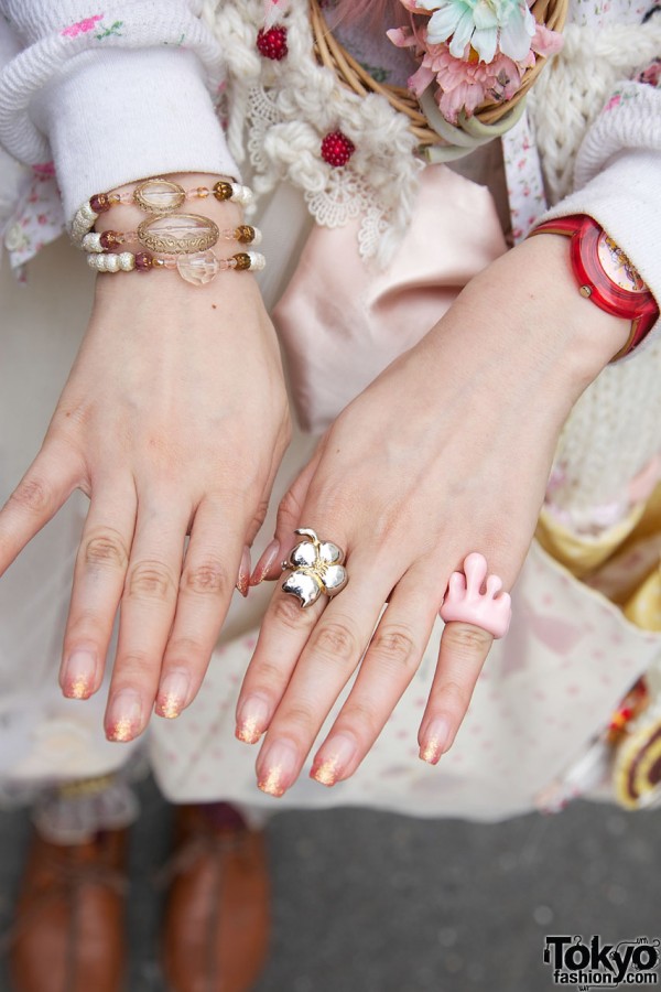 Rings from Q-Pot and Tsumori Chisato