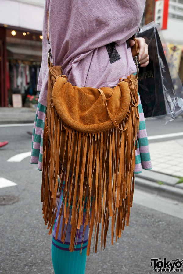 Fringed suede bag from Free's Shop