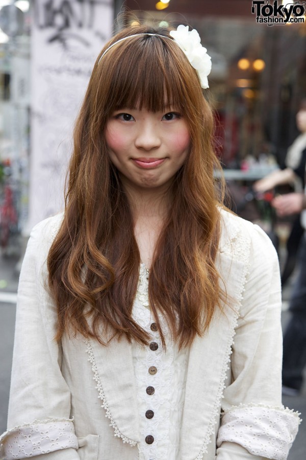 Japanese girl with fairy-kei style