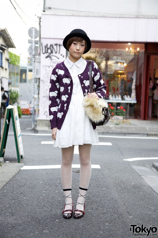 Derby Hat & Sheep Sweater from Romantic Standard