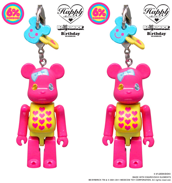 6%DOKIDOKI Happy Bearbrick