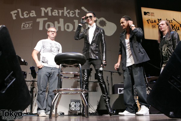 Tokio Hotel at Flea Market for Tohoku