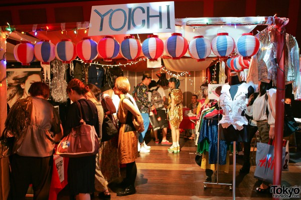 Yoichi at Flea Market for Tohoku