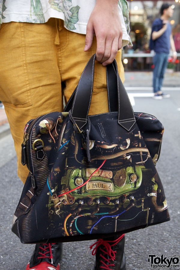 Paul Smith photorealistic satchel