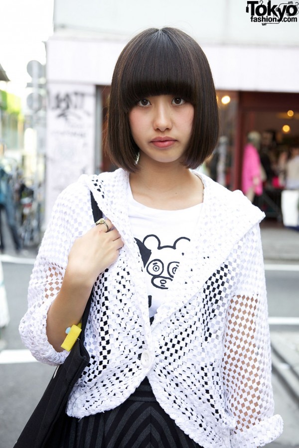 Ne-net t-shirt & Kinji sweater in Harajuku