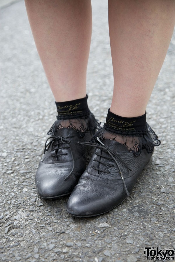 American Apparel jazz shoes & lace socks