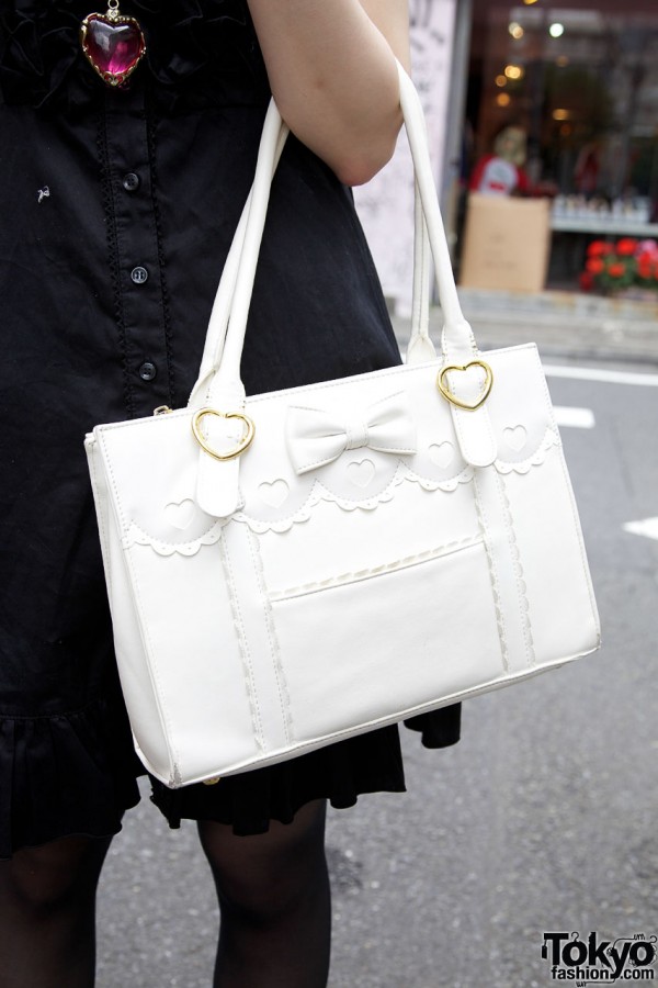 White Angelic Pretty purse
