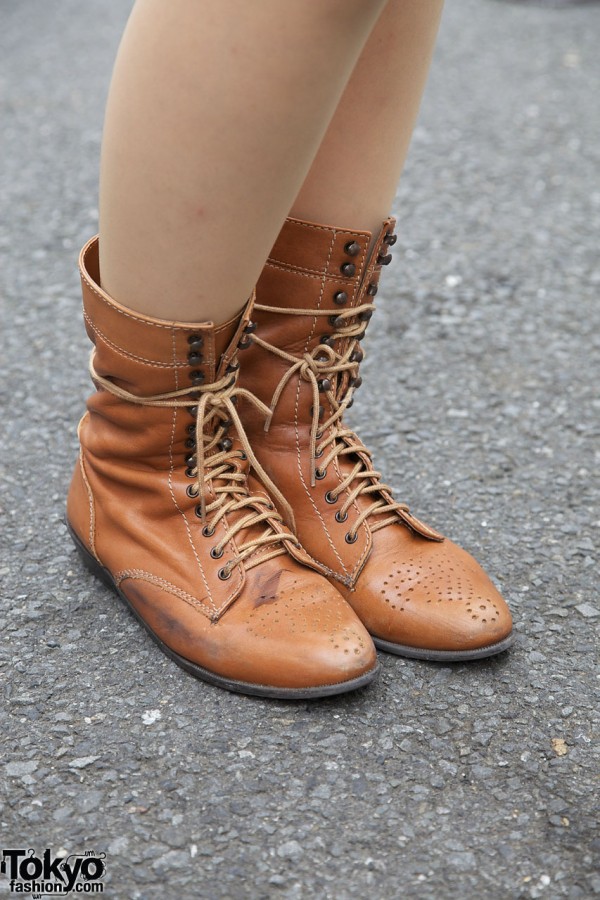 Zara lace-up boots