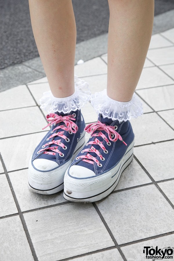Nadia platform sneakers in Harajuku