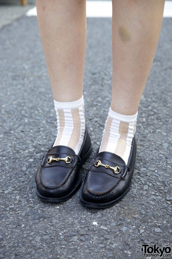 Needles loafers & ankle socks