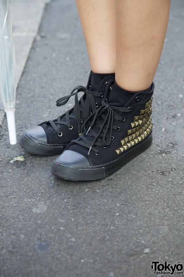 WC by Chinatsu Wakatsuki studded sneakers