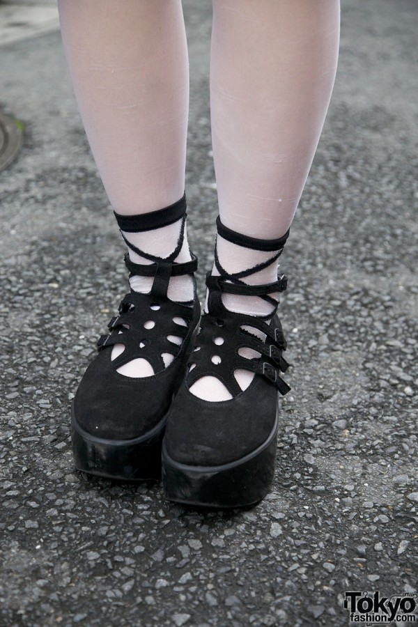 Tokyo Bopper black suede shoes