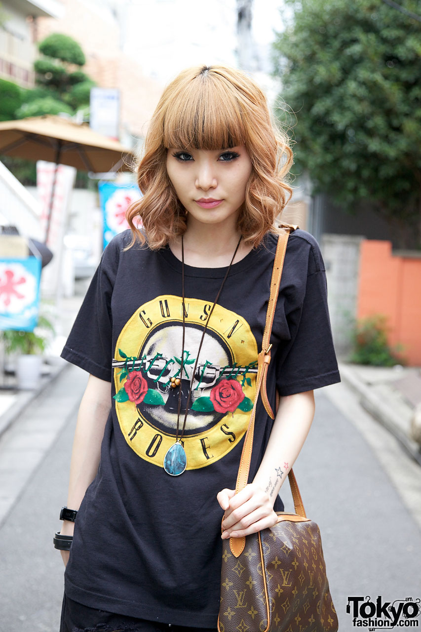 Strawberry Blonde Japanese Girl S Rocker Fashion Glad News Booties