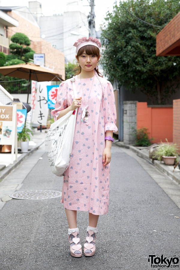 Pink Kinki Gown x Sweet Misaki Accessories
