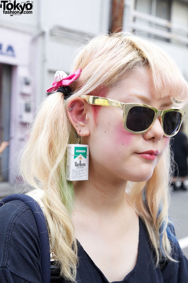 Safety Pin Earring in Harajuku