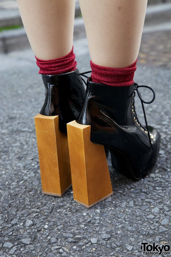Jeffrey Campbell wooden block heels