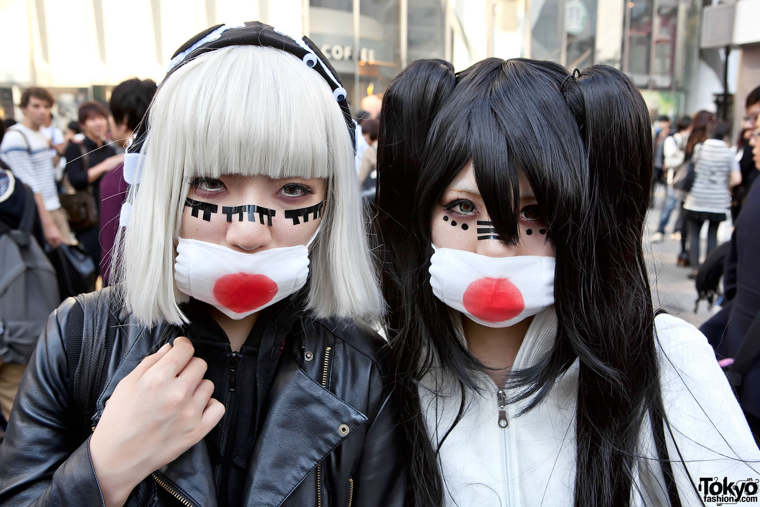 Masked Japanese Girls In Shibuya Tokyo Fashion News