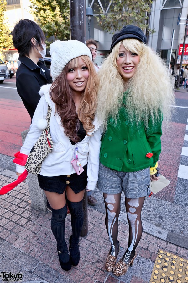 Shibuya Girls With Cool Hairstyles